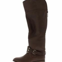 Breckelles Herley11 Brown Studded Riding Boot
