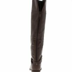 Breckelles Herley11 Brown Studded Riding Boot