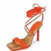 Liliana Shoes Zadie9 Orange Women's Heel