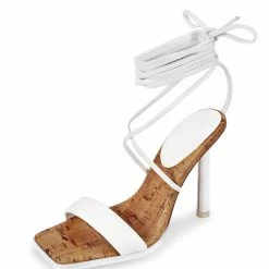 Liliana Zadie9 White Women's Heel