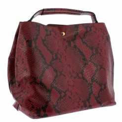 HANDBAG REPUBLIC Margot01 Wine Women's Handbag Two Piece Set