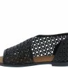 JP Hippie62m Black Wrap Eyelet Open Toe Slip On Sandal What's New