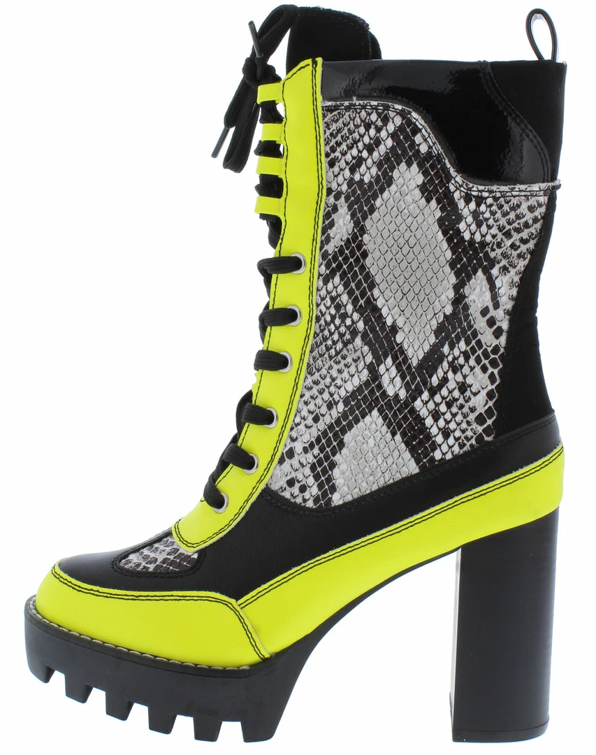 JP Intensity03 Snake Lace Up Lug Sole Combat Boot Boots 3 JP Intensity03 Snake Lace Up Lug Sole Combat Boot Boots