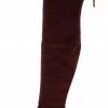 TOP GUY Boots Isla1 Wine Drawstring Over The Knee Boot 1 TOP GUY Boots Isla1 Wine Drawstring Over The Knee Boot