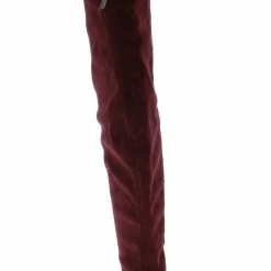 TOP GUY Boots Isla1 Wine Drawstring Over The Knee Boot