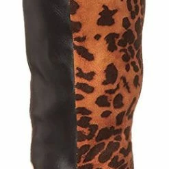 Yoki What's New Jacklyn11 Leopard Multi Panel Knee High Boot