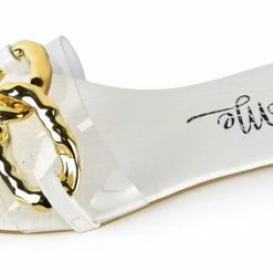 MACHI Jaime White Crocodile Women's Sandal Shoes