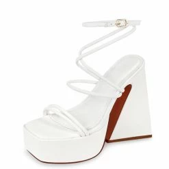 Liliana Ailana016 White Women's Heel What's New