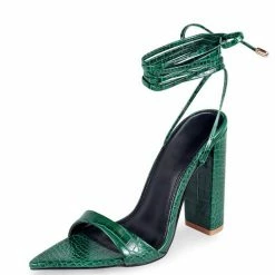 Liliana Opal05 Green Women's Heel