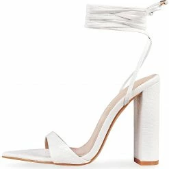 Liliana What's New Opal05 White Women's Heel