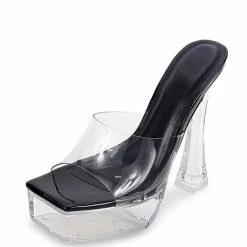 Liliana What's New Ione11 Black Women's Heel