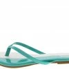 JUST EARL Jesse Mint Color Block Flat Sandal Shoes