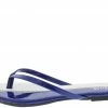 JUST EARL Jesse Royal Blue Color Block Flat Sandal Sandals