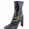 Liliana What's New Michelle019 Black Patent Women's Boot