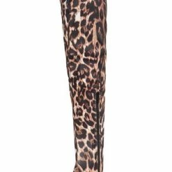 Liliana Pam223 White Leopard Women's Boot