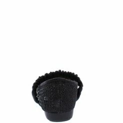 SUP Kd037ks Black Rhinestone Mary Jane Kids Flat Little Princess