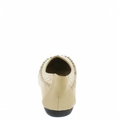 SUP Kd110km Beige Circle Stitch Ballet Kids Flat