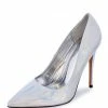 Liliana Tate06 Silver Women's Heel Shoes