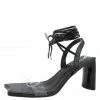 Pink Kiss What's New Klaudine Black Women's Heel
