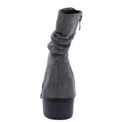 TWIN TIGER Kennedy02 Grey Relaxed Side Zip Crew Boot