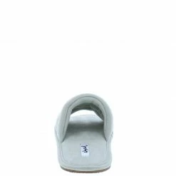 QUPID What's New Kylo07a Aloe Quilted Open Toe Flat Slide Sandal