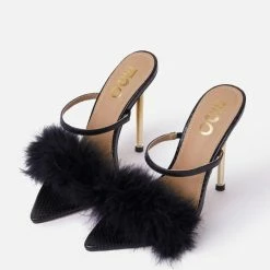 Lemonade Last Forever Black Women's Heel Shoes