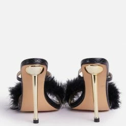 Lemonade Last Forever Black Women's Heel Shoes