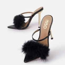 Lemonade Last Forever Black Women's Heel Shoes