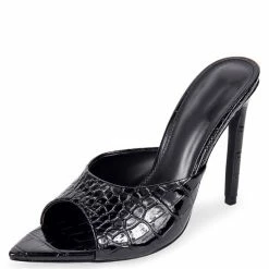 Liliana Shoes Zoe03 Black Women's Heel