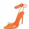 Liliana Jen011 Orange Women's Heel Shoes