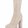 Liliana Tansy22 Cream Women's Boot