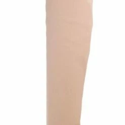 CAPE ROBBIN Boots Lola15 Nude Clear Peep Toe Thigh High Fitted Boot