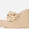 Lemonade What's New Love Triangle Beige Women's Wedge