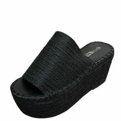 Mata What's New Light House Black Women's Wedge