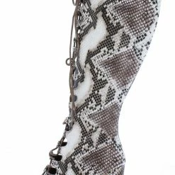 ELEGANCE Lily39 Snake Tan Women's Boot Boots