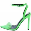 CAPE ROBBIN Livia Green Women's Heel What's New