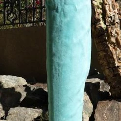 ATHENA M668 Turqouise Embroidered Thigh High Tall Platform Boot