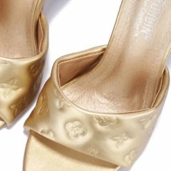 CAPE ROBBIN Mindy240 Gold Women's Heel What's New