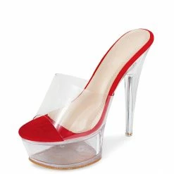 Liliana What's New Naomi148 Red Women's Heel