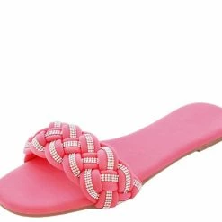 Liliana Holly103 Coral Women's Sandal Shoes