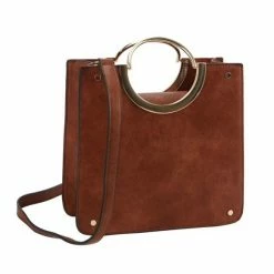 HANDBAG REPUBLIC Julia77 Brown Women's Two Piece Handbag Set What's New