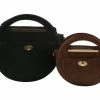 HANDBAG REPUBLIC Vienna80 Black Coffee Circle Two Piece Handbag Set