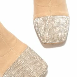 CAPE ROBBIN Meow Nude Women's Boot Boots