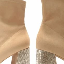 CAPE ROBBIN Meow Nude Women's Boot Boots