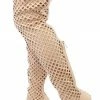 CAPE ROBBIN Mini2 Nude Pointed Toe Multi Cut Out Thigh High Boot Boots
