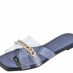 Liliana What's New Julia011 Black Women's Sandal