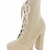 Liliana Viola236 Beige Women's Boot