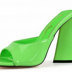 MACHI What's New Marize Green Patent Women's Heel