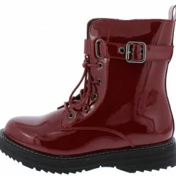 ELEGANCE Mega3 Wine Patent Women's Boot Boots