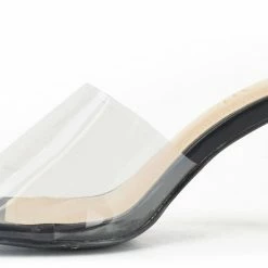 MACHI Shoes Melany Black Pu Women's Heel